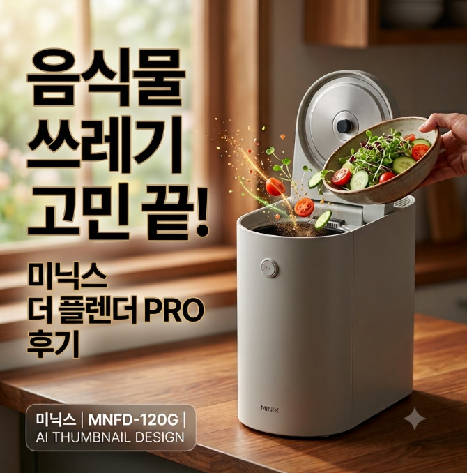 [리뷰/비교] 미닉스 더 플렌더 PRO 음식물처리기, 과연 소문대로일까? (4,700개 후기 요약)